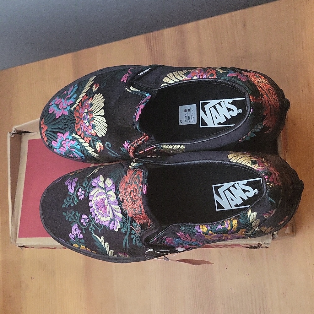 Vans slip on Festival satin